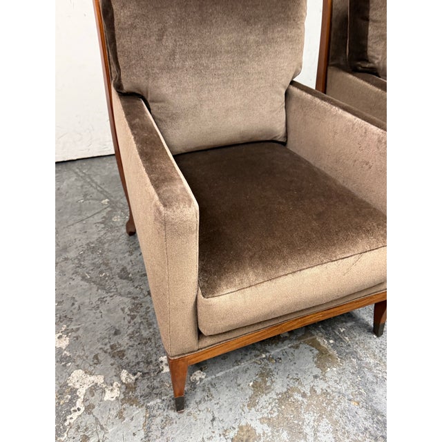 William Switzer Lucien Rollin Collection Chaise Apollon Armchairs + Ottoman, Set For Sale - Image 9 of 12