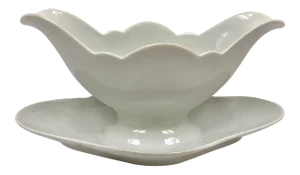 White Porcelain Bavarian Gravy Boat