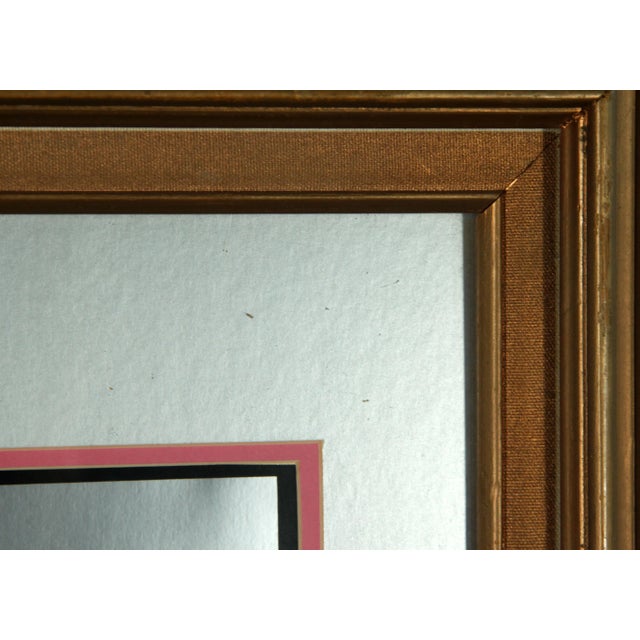 C.1978 Erte Signed Silver Foil Lithograph Print by Mirage Editions of California For Sale - Image 9 of 10