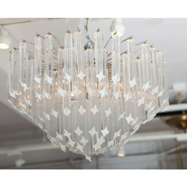 Seven-Tier Venini Chandelier For Sale In New York - Image 6 of 8
