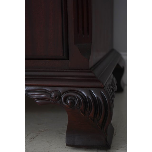 Thomasville 2 Door Mahogany Bedroom Armoire Chest For Sale - Image 11 of 18