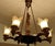 Large Art Deco Sculptural Chandelier in Bronze and Glass, 1930s For Sale - Image 17 of 18