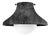 Regina Andrew Surfside Wood Flush Mount, Ebony For Sale