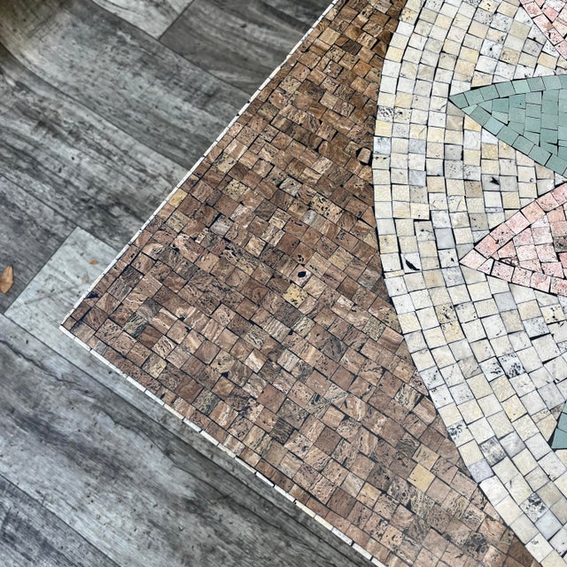 Postmodern Modern Mosaic Top Coffee Table. Circa 1980s For Sale - Image 15 of 18