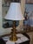 1970s Stiffel Brass Tiered Candlestick Vintage Table Lamp For Sale - Image 10 of 10