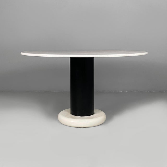 Italian modern dining table Loto Rosso by Ettore Sottsass for Poltronova, 1960s Dining table model Loto Rosso with round...