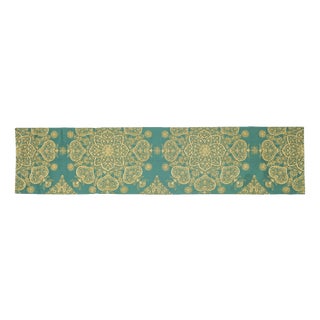 Japanese Ceremonial Silk Table Runner by Renaras For Sale