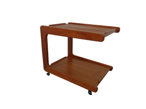 Danish Teak Serving Cart, 1960s