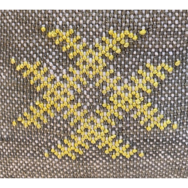 Natural Moroccan Light Gray Sabra Pillow - a Pair For Sale - Image 9 of 11