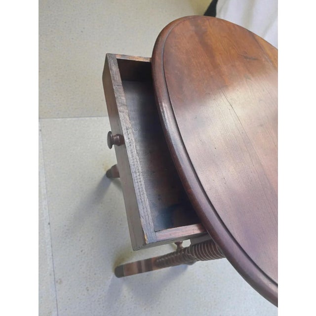 Beautifully carved spindle legs with an extra tough of spindle finials...with yet another extra touch of uniqueness with...