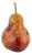 Mid 20th Century Carved Alabaster Stone Decorative Fruit Pear For Sale