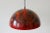 Metal Large Mid-Century Enameled Dome Pendant Lamp, 1960s For Sale - Image 7 of 17