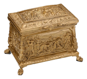 Gilded Bronze Casket Box