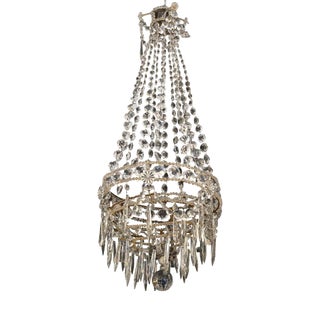 Napoleon III Chandelier with Crystal Pendants For Sale