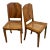Single French Art Deco Walnut Side Chair, 1930 For Sale