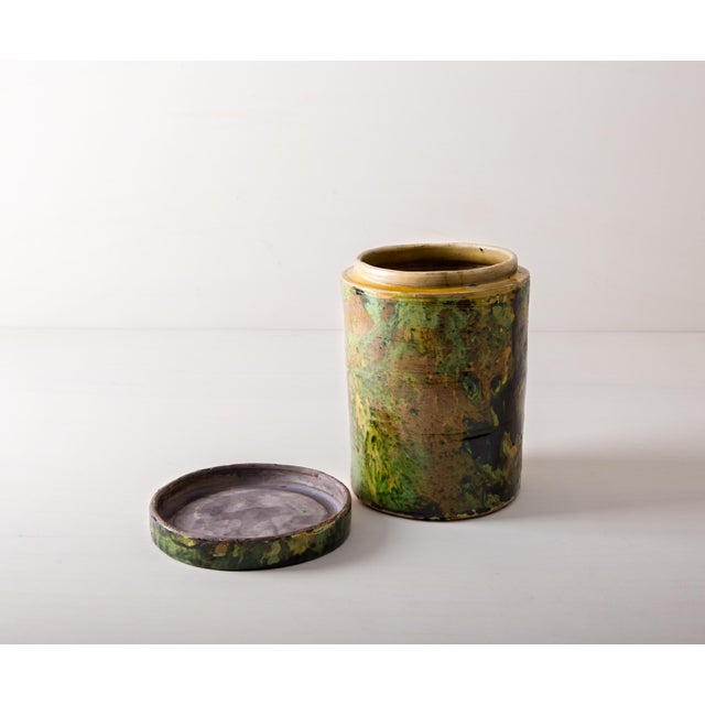 Contemporary Grottaglie Ceramic Vase, Italy, 19th Century For Sale - Image 3 of 3