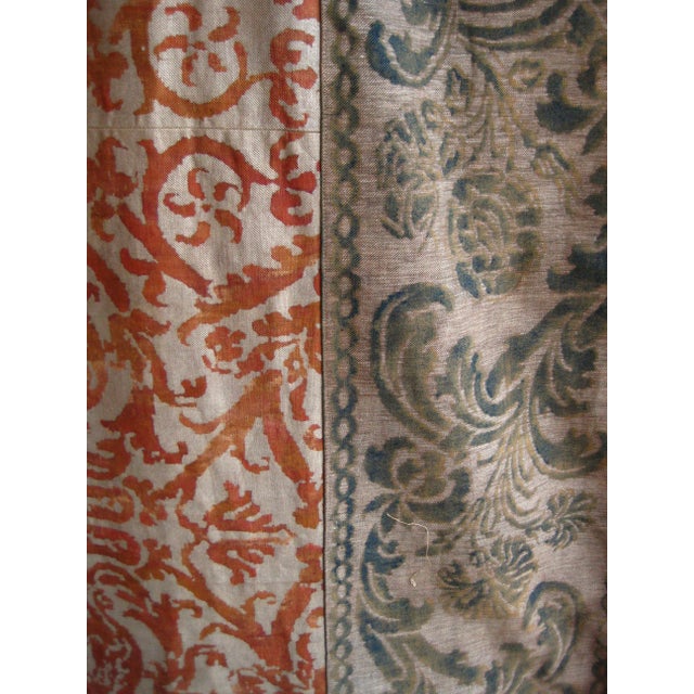 Large Antique Fortuny Farnese Tapestry or Tablecloth For Sale - Image 9 of 13