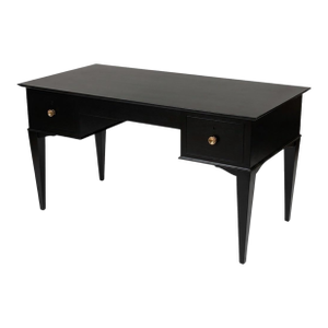 Vintage Maison Jansen Style Directoire Ebonized Writing Desk