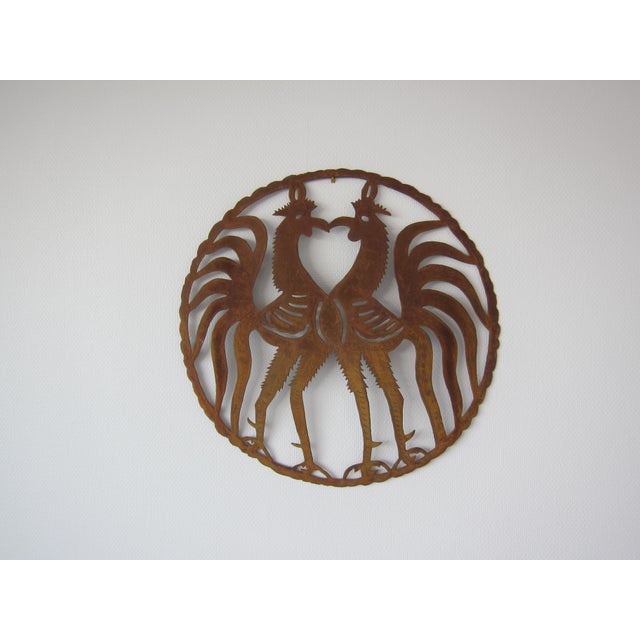 Outdoor Iron Wall Sculpture from Dieudonné, 1970s For Sale - Image 4 of 5