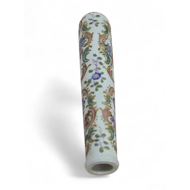 Late 19th Century Hand-Painted Porcelain Door Handle, 19th Century For Sale - Image 5 of 11