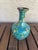 Chinese Mid Century Chinese Cloisonné Teal Enamel Vase For Sale - Image 3 of 8
