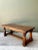 Vintage Belgian Solid Wood Trestle Table For Sale - Image 9 of 12