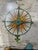 1960s Mid Century Modern 16 Inch Replogle “World Classic” Full-Swing Meridian Gimbel-Mounted Floor Globe on Architectural Solid Oak Cross-Base Stand For Sale - Image 10 of 12