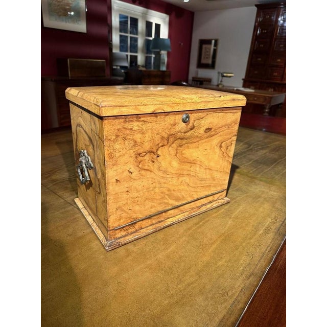 Vintage Olive Writing Box For Sale - Image 12 of 14