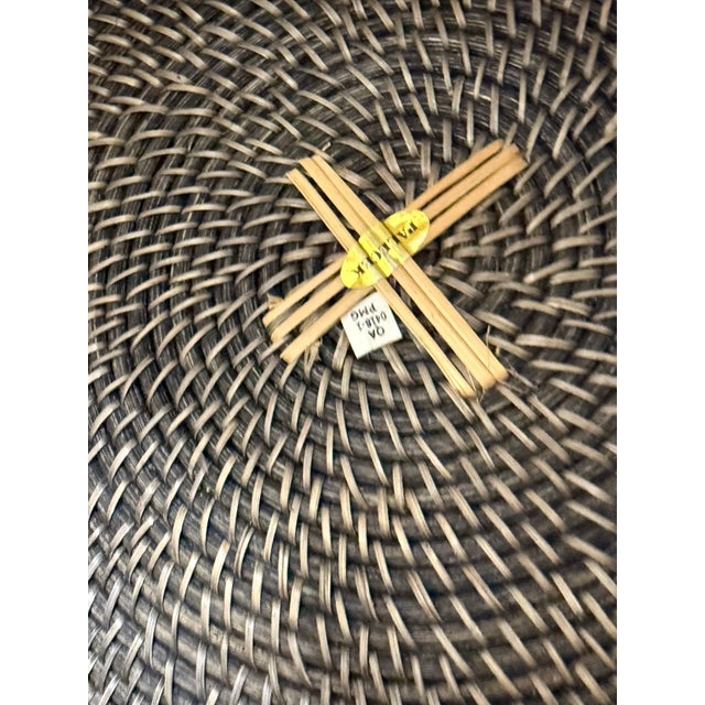 Tan Palecek Bixby Coastal Beach Rattan Nautical Baskets - Set of Two For Sale - Image 8 of 12