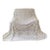 Queen Chenille Embroidered Fringed Fleur-De-Lis Bedspread For Sale