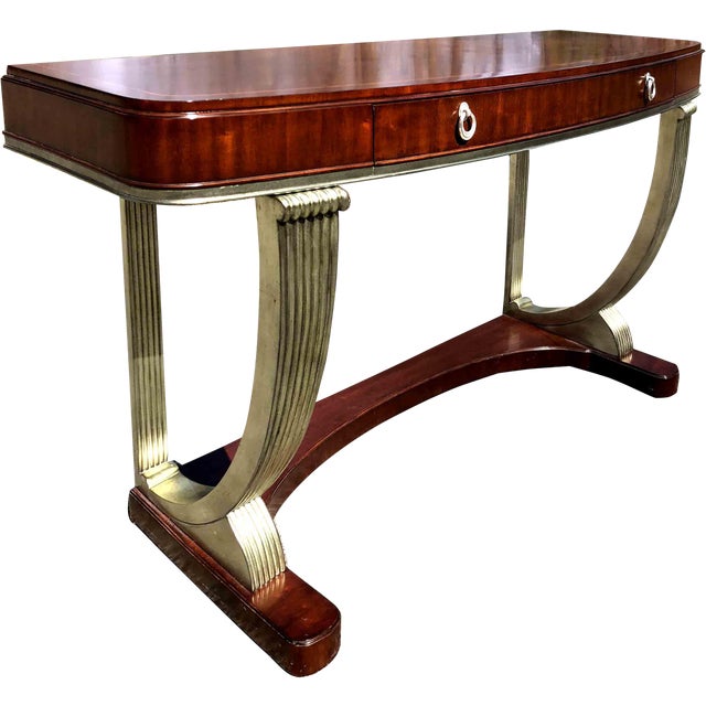 Thomasville Bogart Collection Art Deco Console Chairish