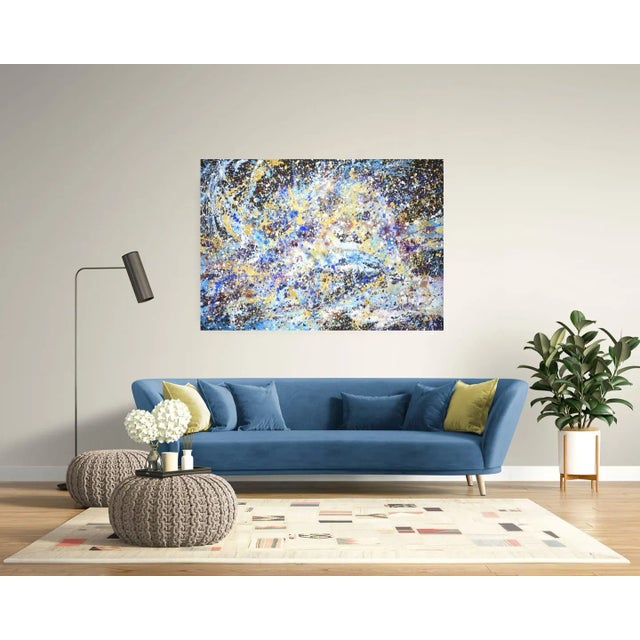 Milky Way. Space.Modern Original Painting.Iryna Kastsova For Sale - Image 11 of 12