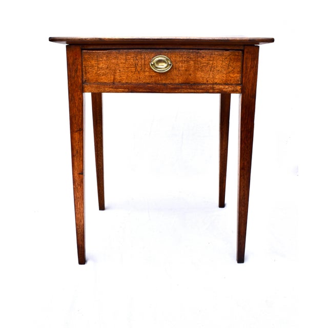 Early 19th C. Hepplewhite Work Table For Sale - Image 13 of 13