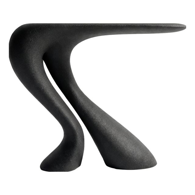 Sculptural 3D-Printed Sand Console Table by Blacksand Lab For Sale