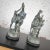 Antique Marly Rearing Horse & Groom Spelter Sculptures After Guillaume Coustou - A Pair For Sale - Image 4 of 13