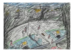 Nazareno Gattamelata, Urban Landscape, Artwork, 1970s