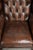 Chesterfield Wing Chair in Cowhide Leather For Sale - Image 6 of 13