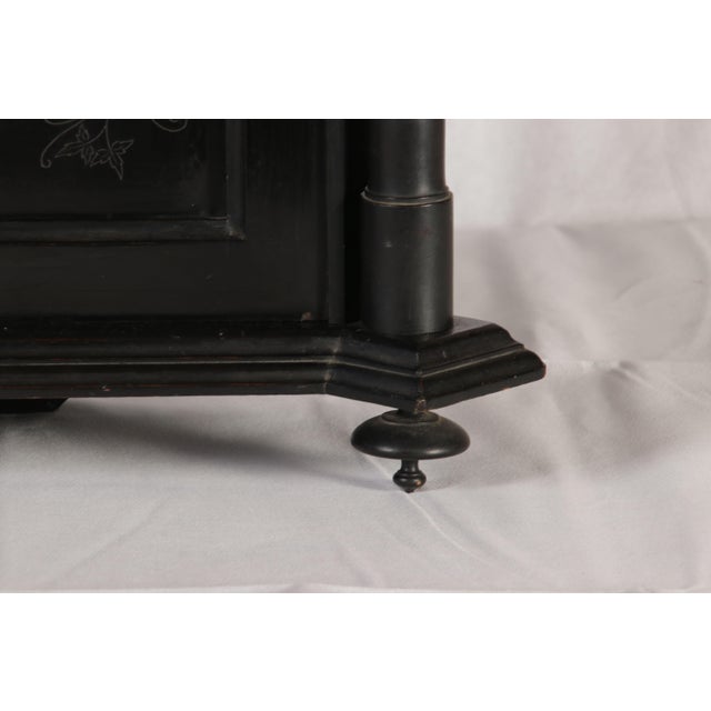 Antique Art Nouveau Wall Cabinet, 1900s For Sale - Image 12 of 18