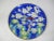 Art Deco 1960s Hand Painted Asian Royal Blue Pheasant Plate For Sale - Image 3 of 6