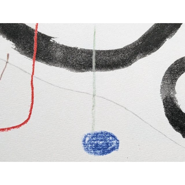 Modern Joan Miro, Enfance d'Ubu XI, Lithograph, 1972 For Sale - Image 3 of 5