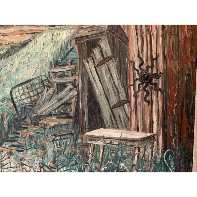 1950s 1950s James Apostle "Tobacco Road" Painting For Sale - Image 5 of 13