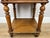 Gold Antique French Walnut Bedside Table with Marble Top For Sale - Image 8 of 16