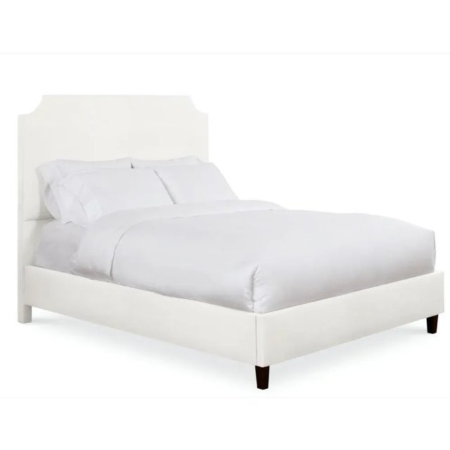 This listing includes the entire bedframe, including the headboard, rails, and footboard. From Chairish's line of bespoke...