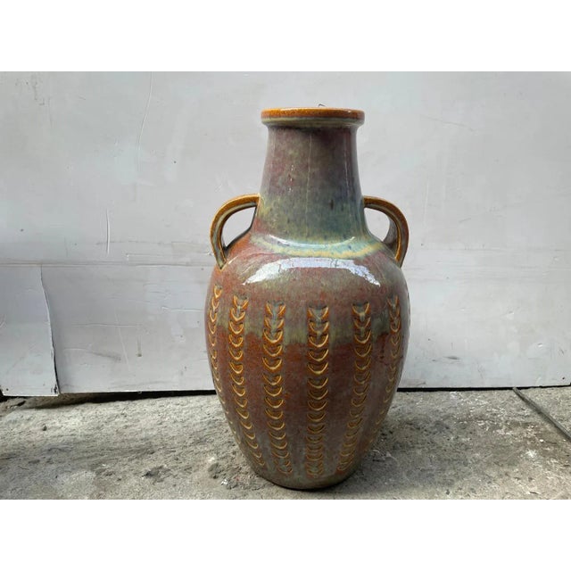 Danish Ceramic Floor Vase from Søholm, 1970s For Sale - Image 9 of 12