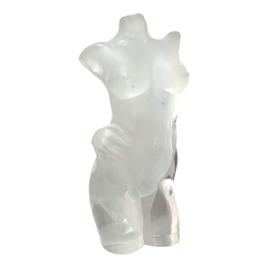 1980s M. Malstrom Acrylic Female Nude Sculpture, Numbered 45/300