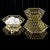 Contemporary Tip Top Medium Gold Centerpiece by Richard Hutten For Sale - Image 3 of 4