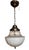 Mid-Century Modern Mid 20th Century Mid Century Modern Pendant Light Fixture With Embossed Design and Finial For Sale - Image 3 of 6