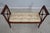 Traditional Regency Style Tufted Upholstered Seat Window Bench For Sale - Image 3 of 12