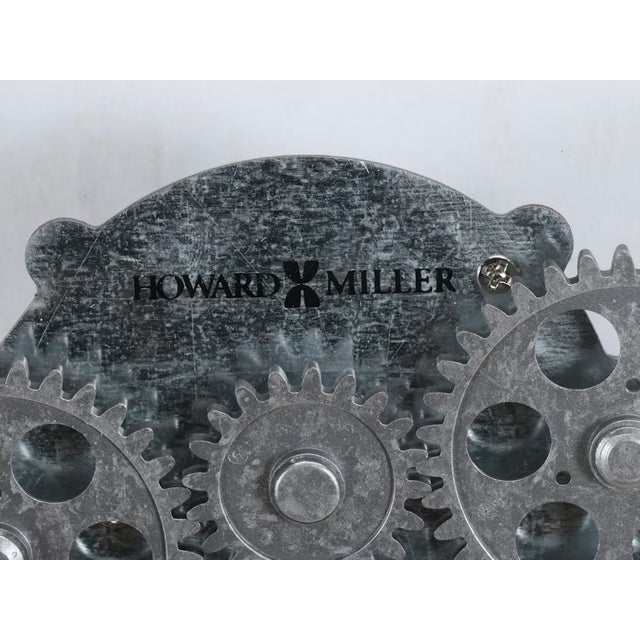 2020s Howard Miller Farmhouse Clock With Moving Gears - Tested & Working For Sale - Image 5 of 8