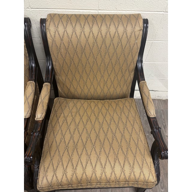 Vintage c.r. Laine French Louis XVI Style Designer Accent Chairs - Pair For Sale - Image 12 of 17